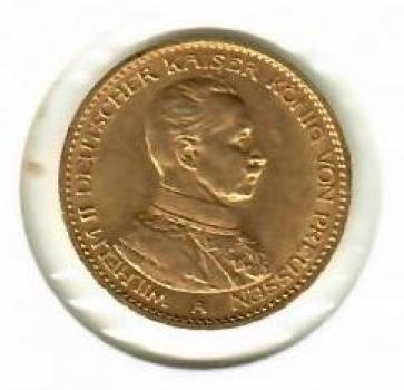 Deutschland Kaiserreich 20 Mark Gold Preussen Wilhelm II Uniform